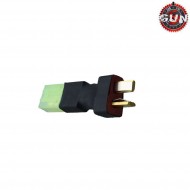 Adattatore Short T-plug Maschio A Mini Tamiya Femmina Gun Five (gf-dc55)