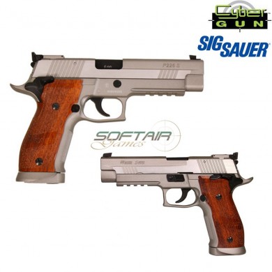 Co2 P226s Sig Sauer X Five Silver Pistol Cybergun (280549)