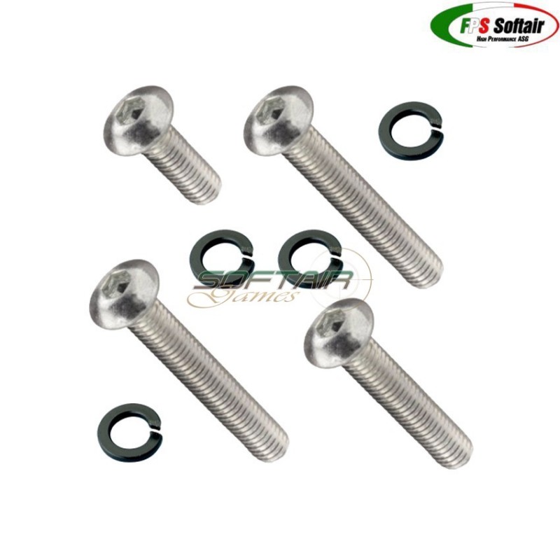 Set Viti In Acciaio Alta Resistenza Per Ak Gearbox Ver.3 Fps (fps-sv31)