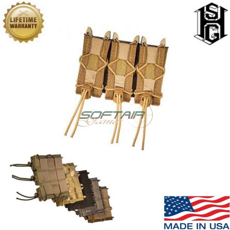 Tasca Tripla Pistol Mag Taco® Coyote Brown Hsgi® (11pt03cb)