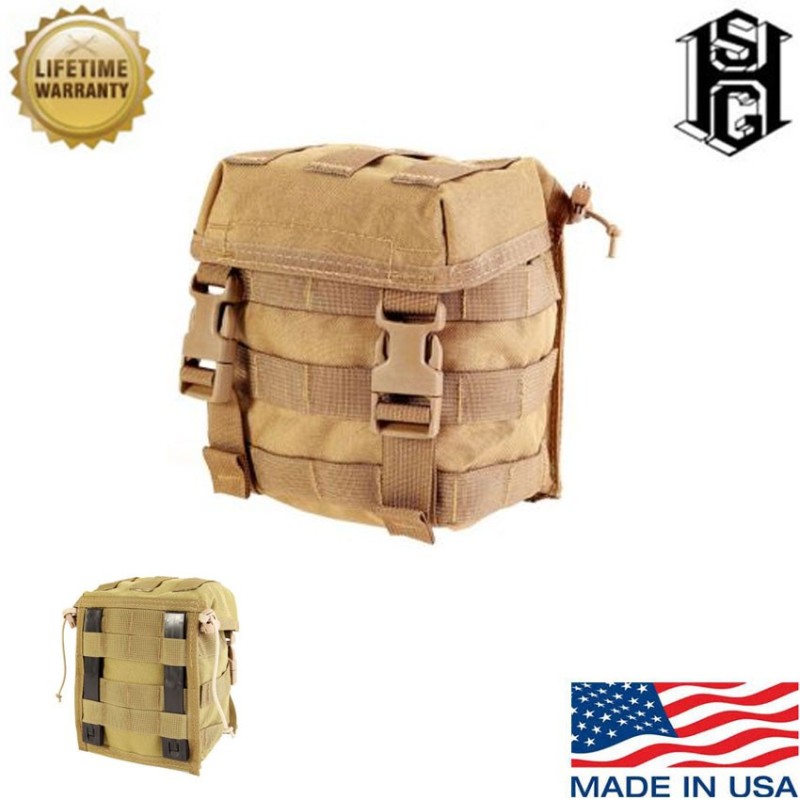 Utility Canteen 2qt Molle Coyote Brown Pouch Hsgi (12cp00cb)