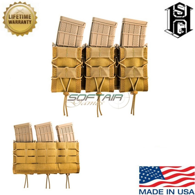 Triple Rifle Mag Taco® Shingle Coyote Brown Hsgi® (45ta00cb)