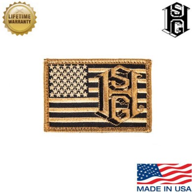 American Flag Patch Coyote Brown Hsgi® (90us00cb)