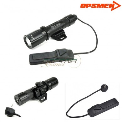 Fast 501r Tactical Flashlight For Rail 1000 Lumens Black Opsmen (ops-fast501r-bk)