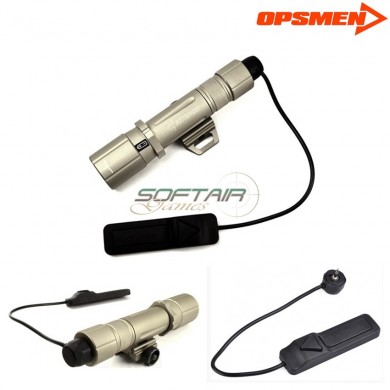 Fast 501r Tactical Flashlight For Rail 1000 Lumens Dark Earth Opsmen (ops-fast501r-de)