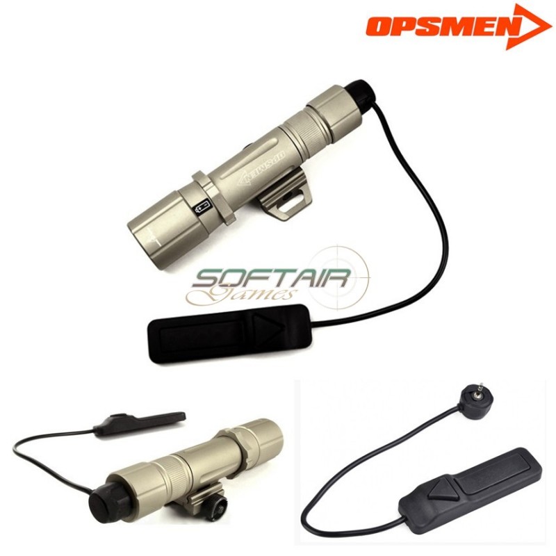 Fast 501r Tactical Flashlight Per Rail 1000 Lumens Dark Earth Opsmen (ops-fast501r-de) Fast 501r Tactical Flashlight Per Rail 1000 Lumens Dark Earth Opsmen (ops-fast501r-de)