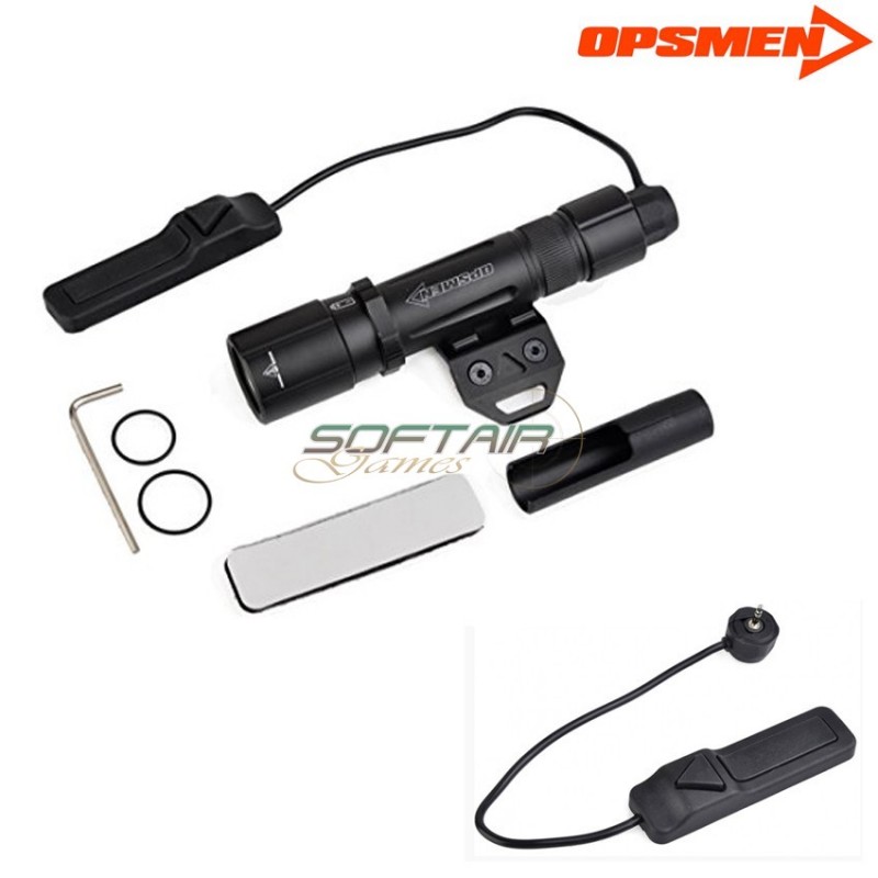 Fast 501m Tactical Flashlight  1000 Lumens Black Opsmen (ops-fast501m-bk)