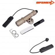 Fast 501m Tactical Flashlight  1000 Lumens Dark Earth Opsmen (ops-fast501m-de)