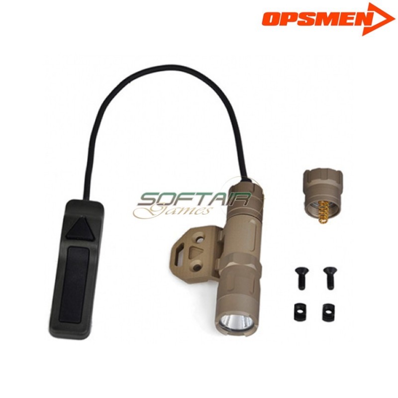 Fast 301k Tactical Flashlight Per Keymod 800 Lumens Dark Earth Opsmen (ops-fast301k-de)