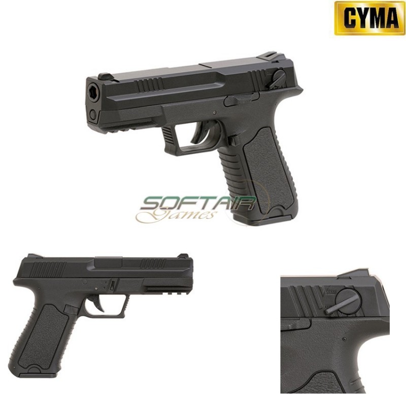 Electric Pistol Aep Timberwolf Black Cyma (cm-127-bk)