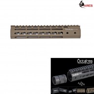 Keymod System 10 Pollici Handguard Set Dark Earth Octarms Ares (ar-km-004s-de)