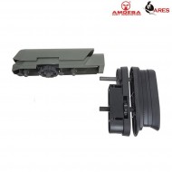 Set Spalla Guancia Avanzato Per Fucile A Molla Striker Olive Drab Ares Amoeba (ar-aspad01v)