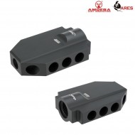 Flash Hider 004 For Spring Rifle Striker Ares Amoeba (ar-as-fh-004)