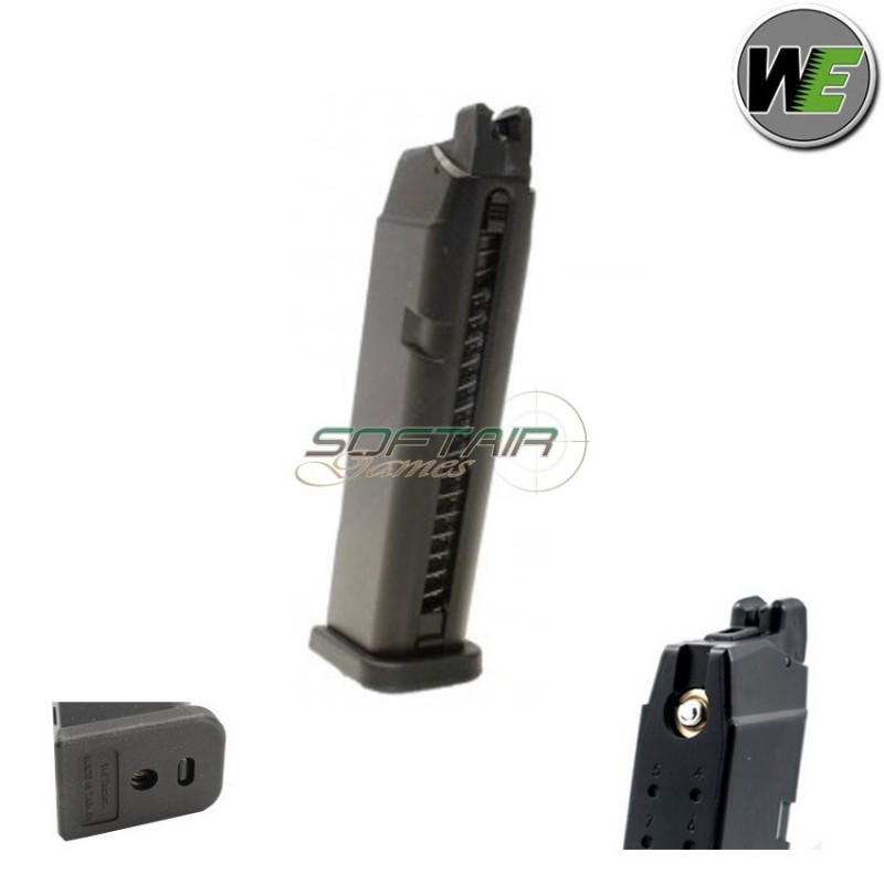 Gas Magazine 25bb For Glock G17/g18/g19/g33 We (we-we00463/we00106)