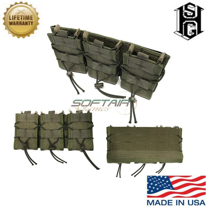 Tripla Rifle Mag Taco® Shingle Olive Drab Hsgi® (45ta00od)