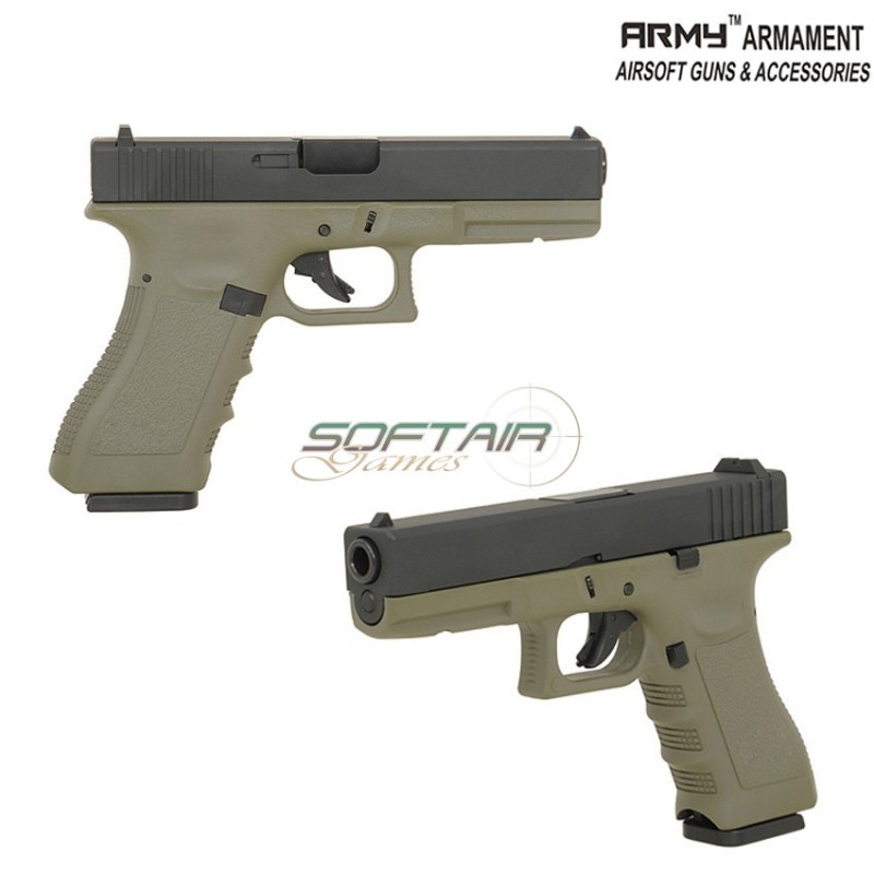 Gas Pistol Gbb Glock R17 Olive Drab Army™ Armament® (arm-r17-od) Gas Pistol Gbb Glock R17 Olive Drab Army™ Armament® (arm-r17-od)