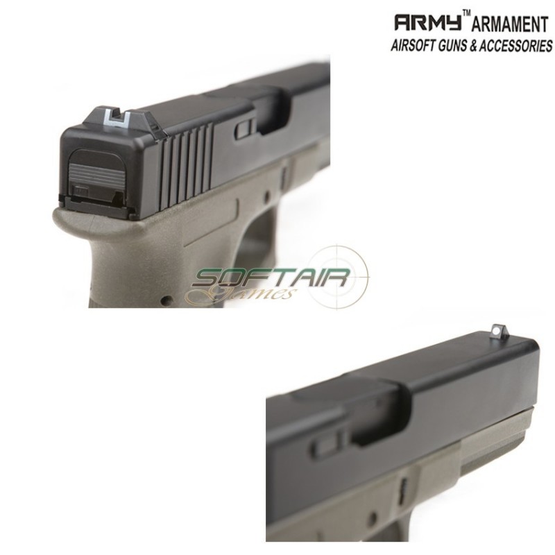 Pistola A Gas Gbb Glock R17 Olive Drab Army™ Armament® (arm-r17-od)