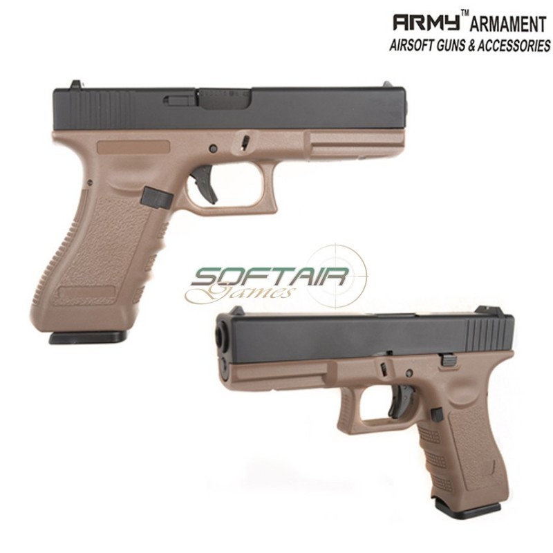 Pistola A Gas Gbb Glock R17 Tan Army™ Armament® (arm-r17-tan)