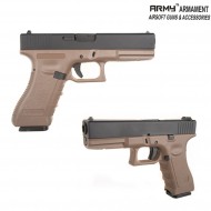 Gas Pistol Gbb Glock R17 Tan Army™ Armament® (arm-r17-tan) Gas Pistol Gbb Glock R17 Tan Army™ Armament® (arm-r17-tan)
