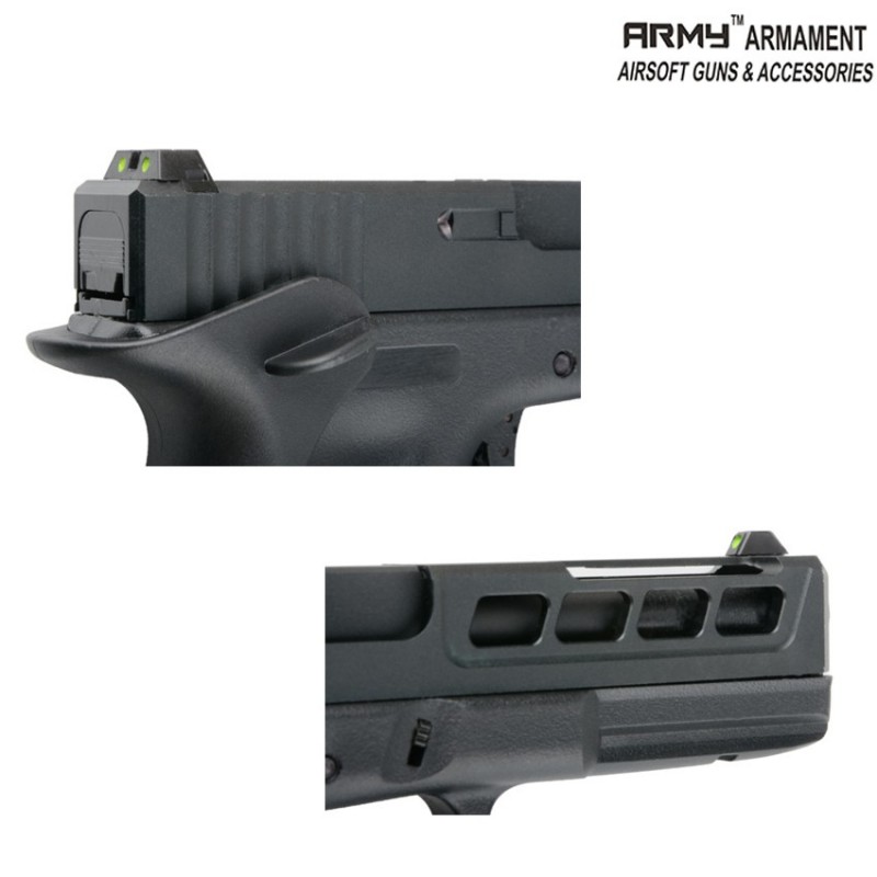 Pistola A Gas Gbb Glock R17-k Black Army™ Armament® (arm-r17-k-bk)
