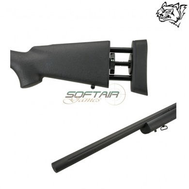 Fucile A Molla U.s. Socom M24 Military Version Sniper Black Snow Wolf (sw-002676)