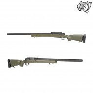 Spring Rifle U.s. Socom M24 Military Version Sniper Olive Drab Snow Wolf (sw-014225)