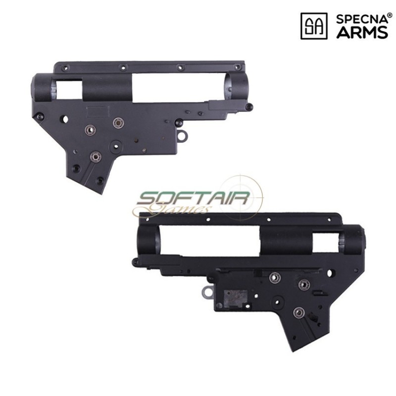 Gearbox In Alluminio Rinforzato 8mm Versione 2 Enter & Convert™ / Saec™ Specna Arms® (spe-08-005536) Gearbox In Alluminio Rinforzato 8mm Versione 2 Enter & Convert™ / Saec™ Specna Arms® (spe-08-005536)