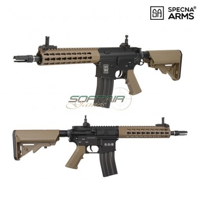 Electric Rifle Keymod 8" Carbine Half Tan Saec™ System Specna Arms® (spe-sa-b12-ht)