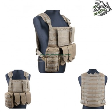 Plate Carrier Vest Coyote Frog Industries (fi-v21-ct)