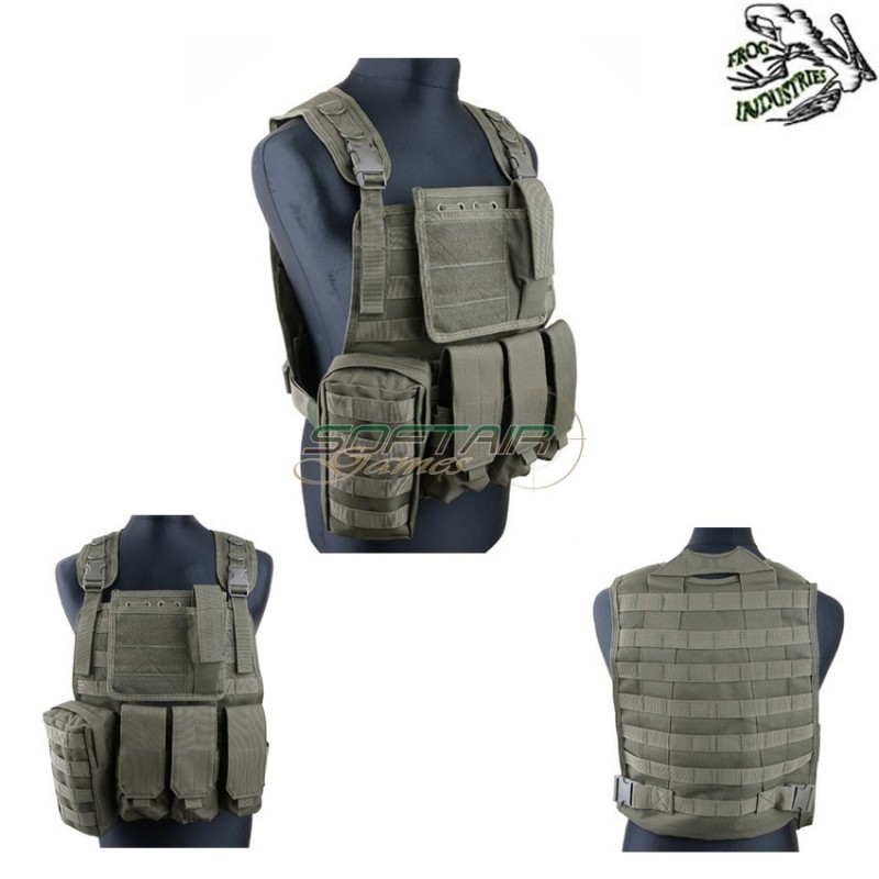 Plate Carrier Vest Olive Drab Frog Industries (fi-v21-od) Plate Carrier Vest Olive Drab Frog Industries (fi-v21-od)