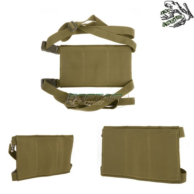 Elastic Bandolier For 6 Magazines Olive Drab Frog Industries (fi-v26-od)