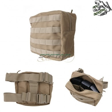 Drop Cargo Leg Tactical Bag Utility Coyote Frog Industries® (fi-007441-tan)