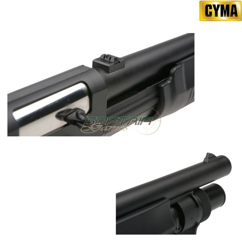 Spring Rifle Shotgun M3 Short Black Cyma (cm-361-bk)