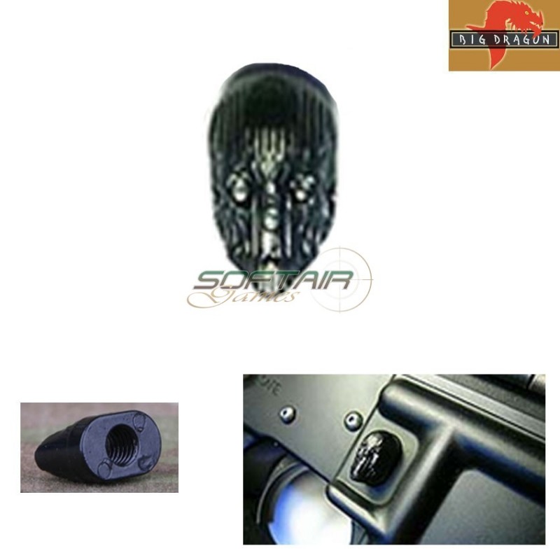 Bottone Sgancio Caricatore Skull Type Black Big Dragon (bd4595bk) Bottone Sgancio Caricatore Skull Type Black Big Dragon (bd4595bk)