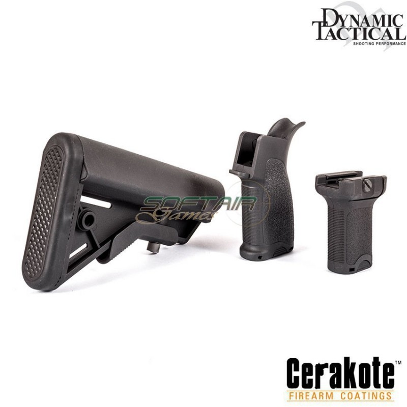 Kit Short Per M4 Br Furniture Midnight Grey Aeg Dynamic Tactical (dy-ck50s-c-mg)