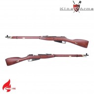 Fucile A Molla Mosin Nagant 1891/30 Real Wood Red Fire King Arms (ka-mosin) Fucile A Molla Mosin Nagant 1891/30 Real Wood Red Fire King Arms (ka-mosin)