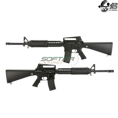 Electric Rifle M16a4 Full Metal Black Jing Gong (jg-6620-m-bk)