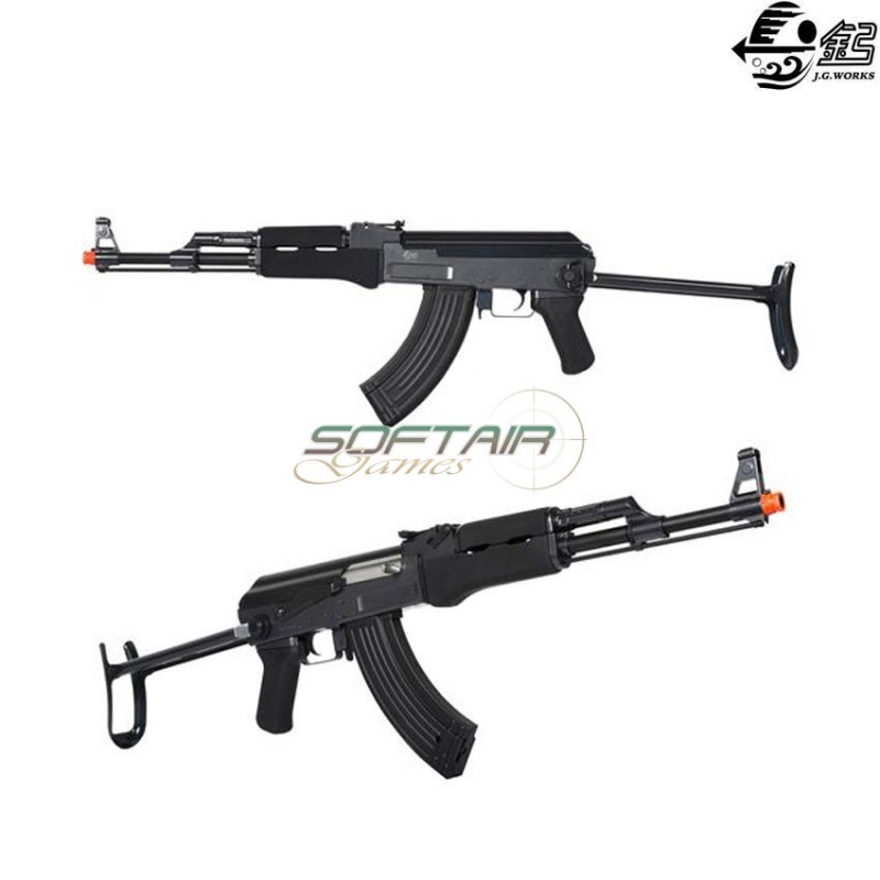Electric Rifle Ak47 Folding Black Jing Gong (jg-0507-bk)