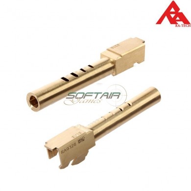 Outer Barrel Cnc Gold For We G18c Gbb Ra-tech (rt-22)