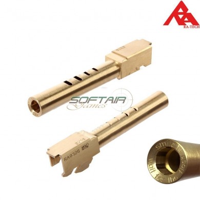 Outer Barrel Cnc Gold Marking Version For We G18c Gbb Ra-tech (rt-22)