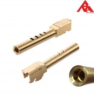 Outer Barrel Cnc Gold Marking Version Per We G18c Gbb Ra-tech (rt-23)
