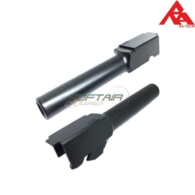 Outer Barrel Cnc Black For Marui G19 Gbb Ra-tech (rt-26)