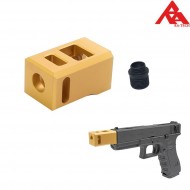 Suppressor For Glock We Cnc Gold Esd Ra-tech (rt-at-g-esd021-gd)