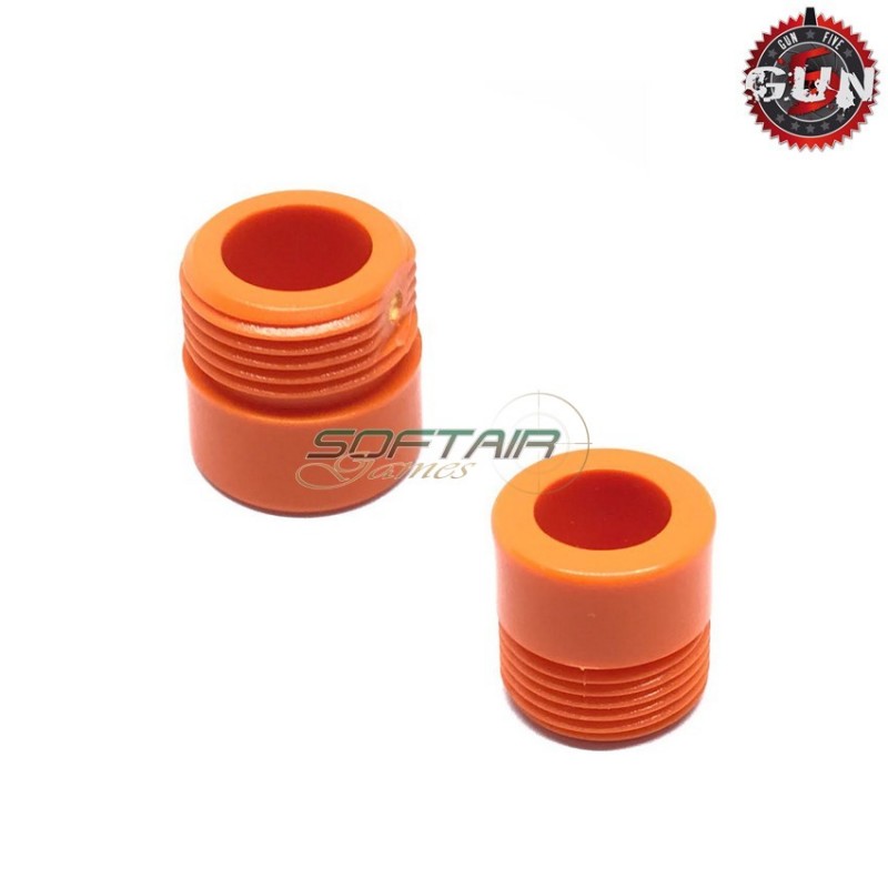 Orange Flash Hider For Pistol Type 3 Gun Five (gf-opf-06)