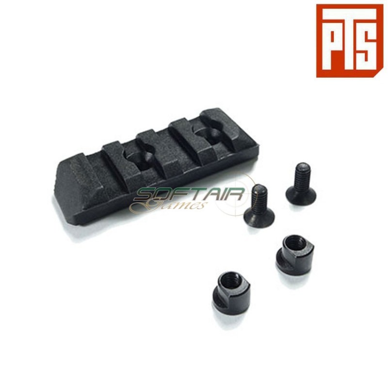 Dupont Keymod Rail Section 4 Slots Black Pts® (pts-pt112450307)