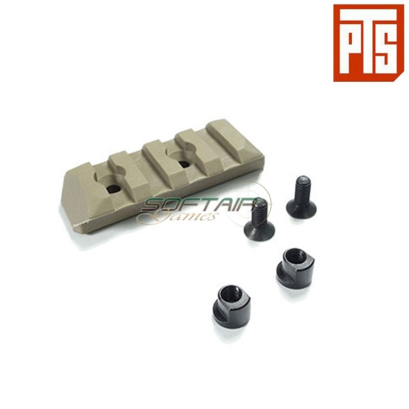Dupont Keymod Rail Section 4 Slots Dark Earth Pts® (pts-pt112450313)