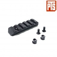 Dupont Keymod Rail Section 5 Slots Black Pts® (pts-pt113450307)