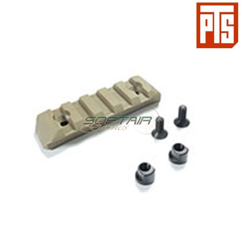Dupont Keymod Rail Section 5 Slots Dark Earth Pts® (pts-pt113450313)