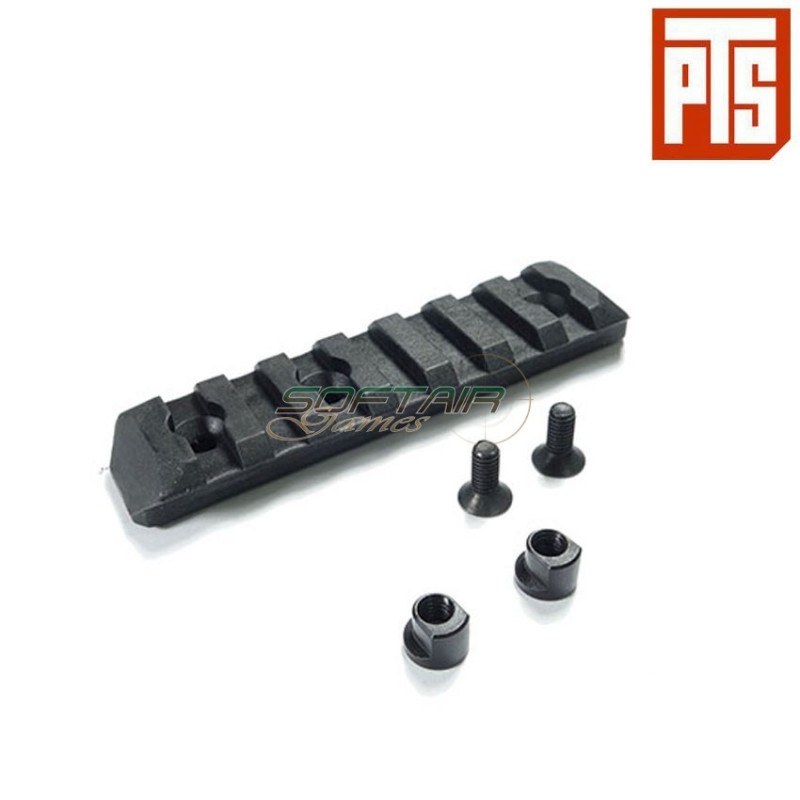 Dupont Keymod Rail Section 7 Slots Black Pts® (pts-pt114450307)