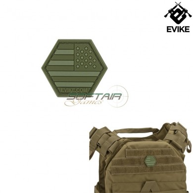 Patch Operator Profile Pvc Hex Type Usa Od Green Evike (ev-66320)